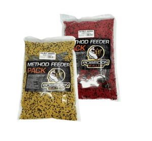 Poseidon Pelety Method Feeder Set 1,5mm 800g +200ml Booster